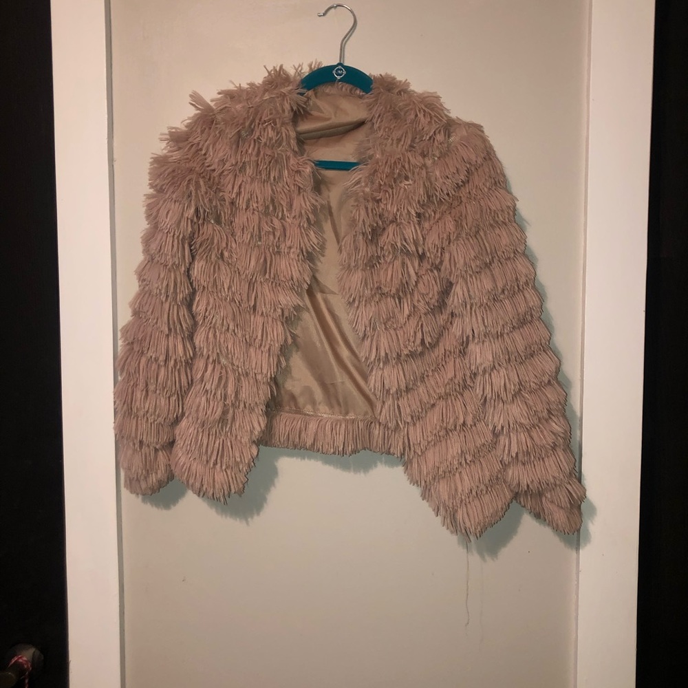 Faux fur coat